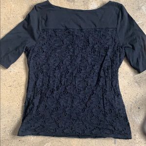 Black Lace Blouse